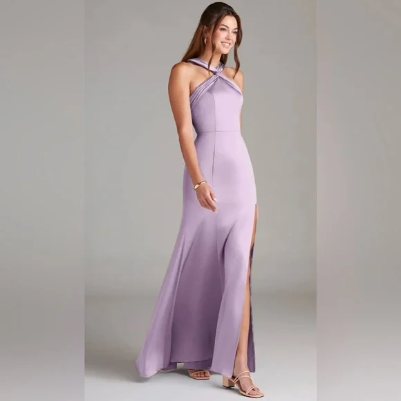 Azazie “Rue” Bridesmaid’s Lavender Dress women’s size 0 - Picture 5 of 16